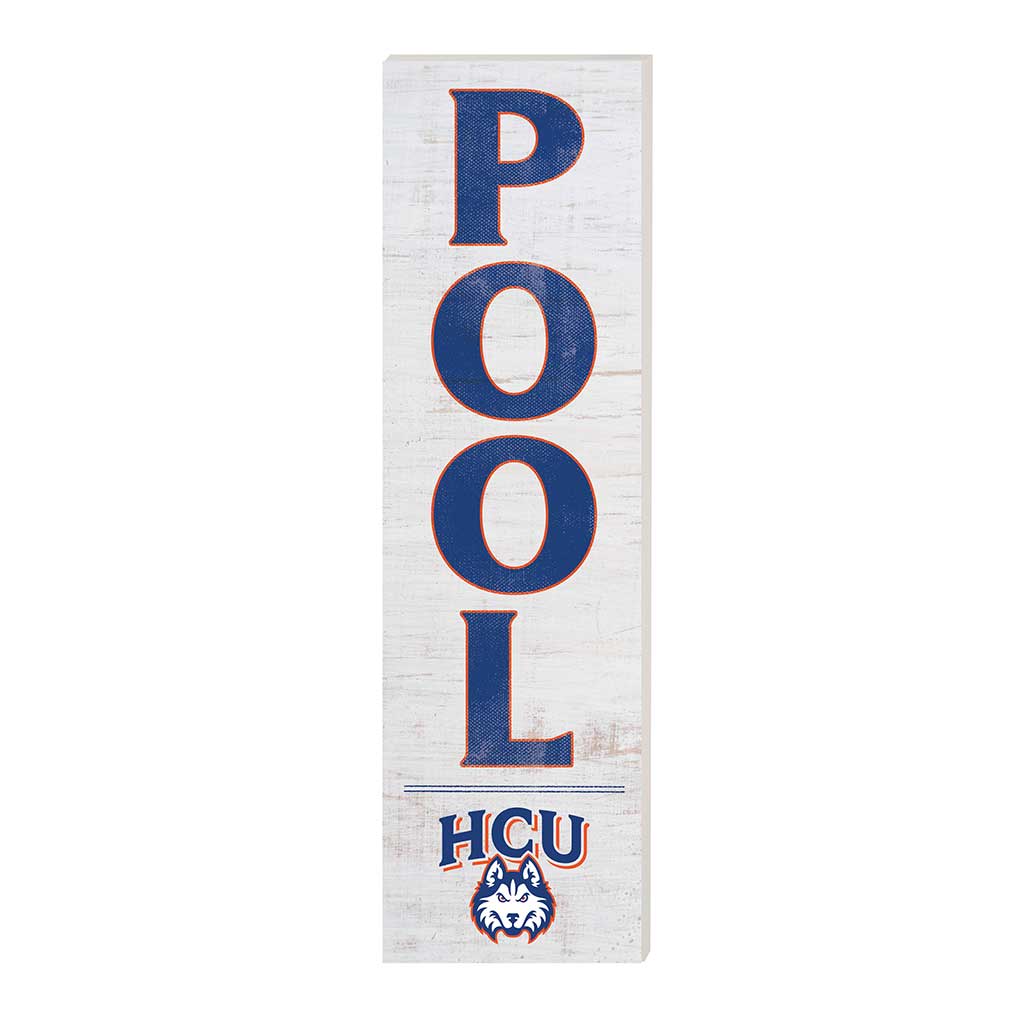 10x35 Indoor Outdoor Sign Pool Houston Christian Huskies