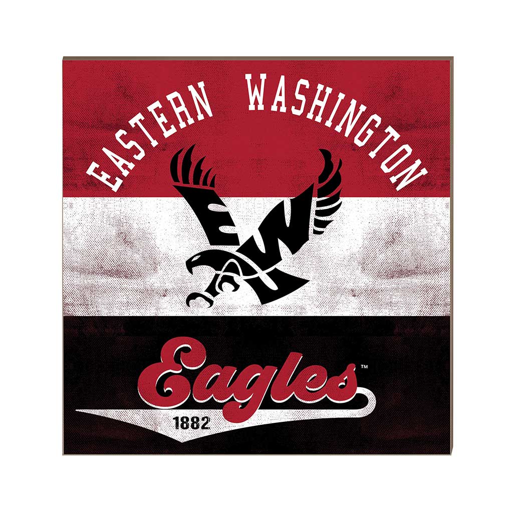 10x10 Retro Multi Color Sign Eastern Washington Eagles