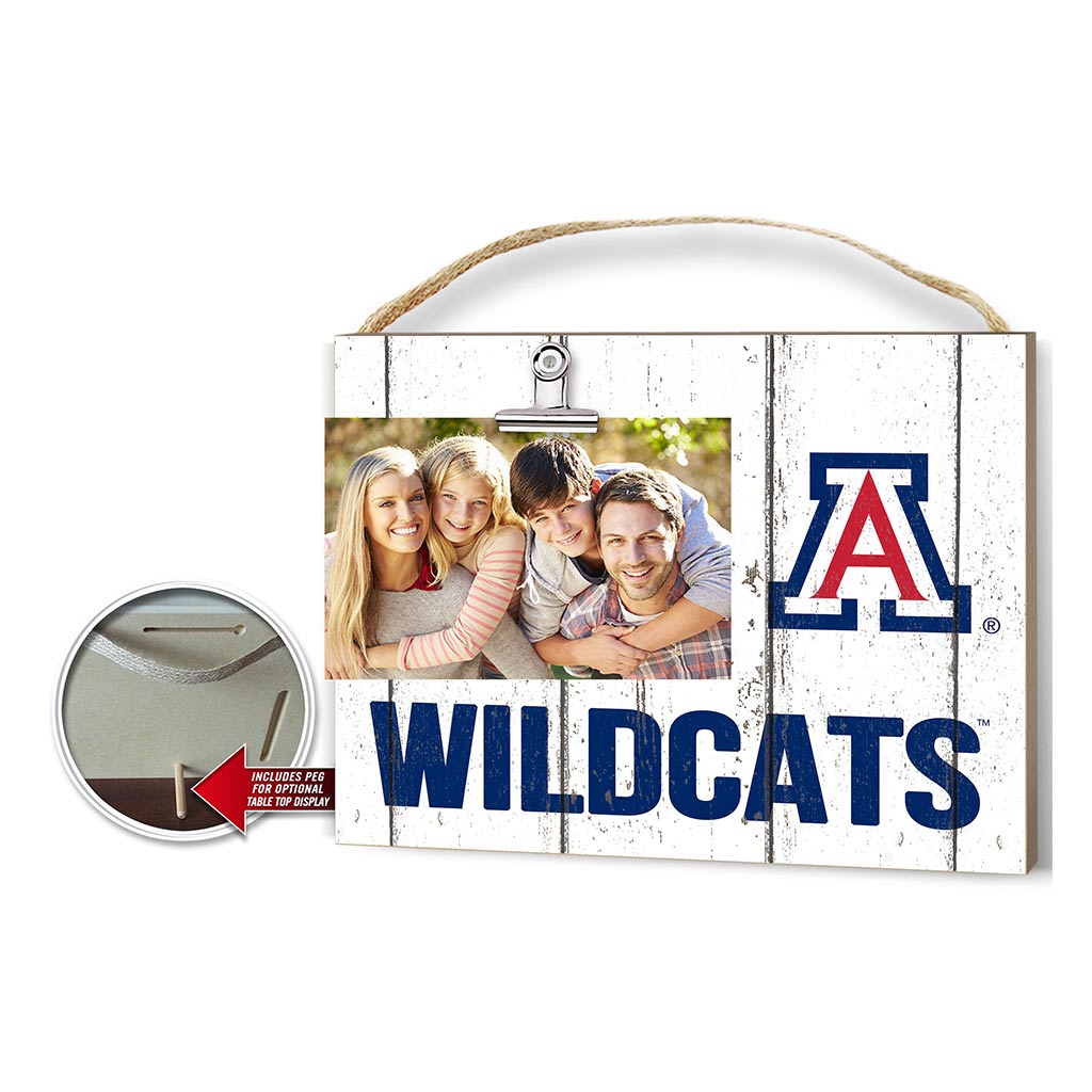 Clip It Weathered Logo Photo Frame Arizona Wildcats