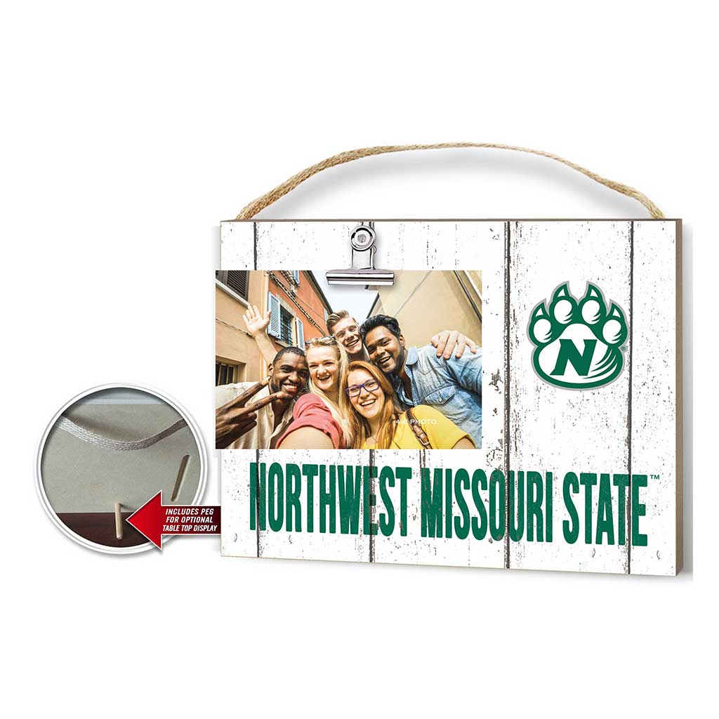 Clip It Weathered Logo Photo Frame Northwest Missouri State University Bearcats