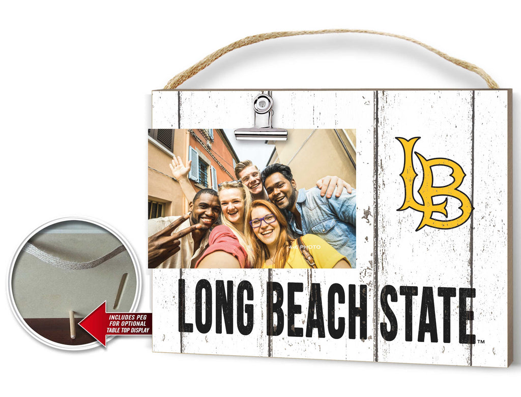 Clip It Weathered Logo Photo Frame California State Long Beach 49ers
