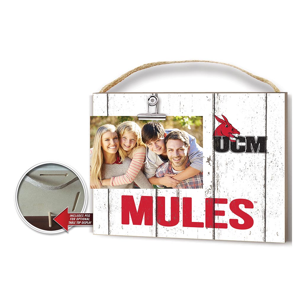 Clip It Weathered Logo Photo Frame Central Missouri Mules
