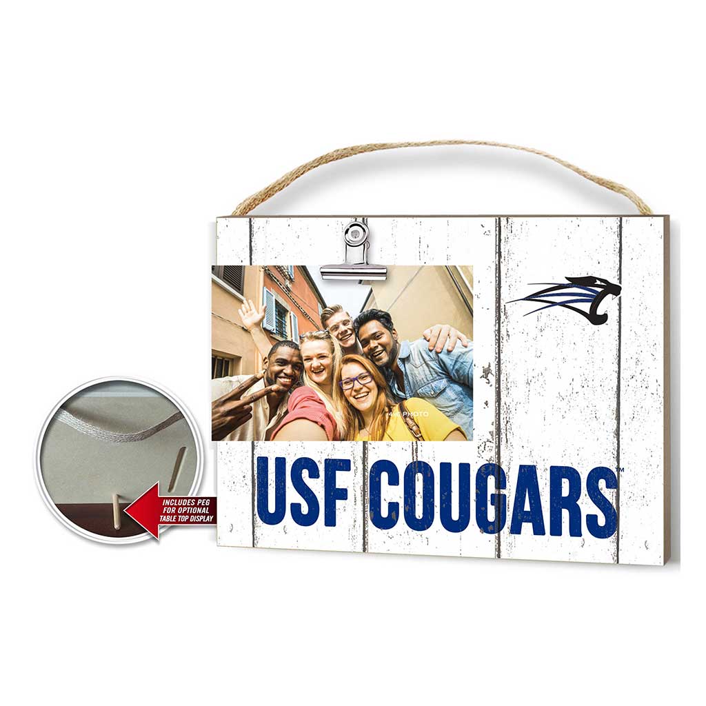 Clip It Weathered Logo Photo Frame University of Saint Francis Cougars