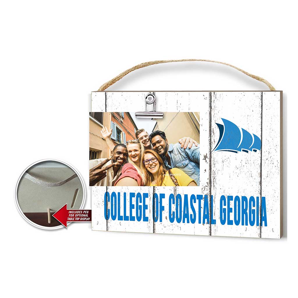 Clip It Weathered Logo Photo Frame College of Coastal Georgia Mariners