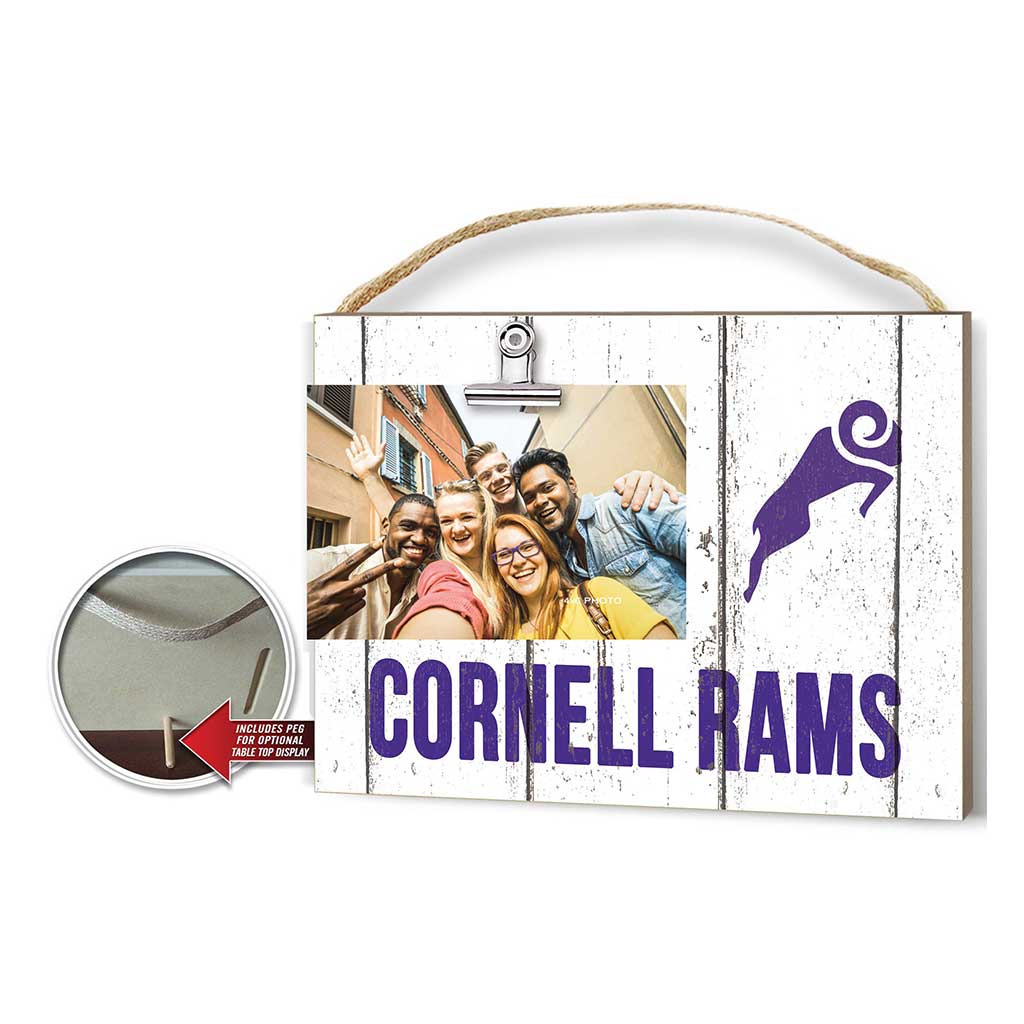 Clip It Weathered Logo Photo Frame Cornell College Rams