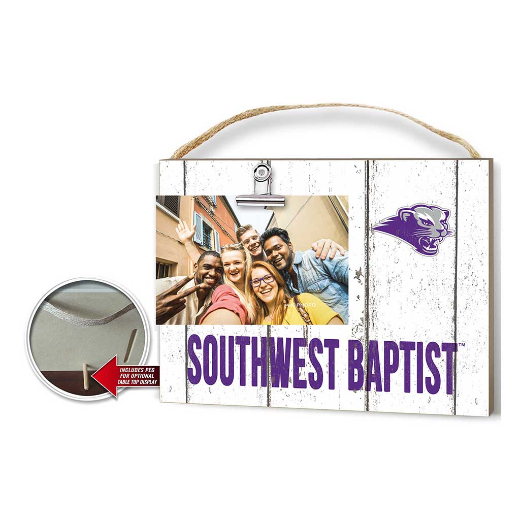Clip It Weathered Logo Photo Frame Southwest Baptist Bearcats