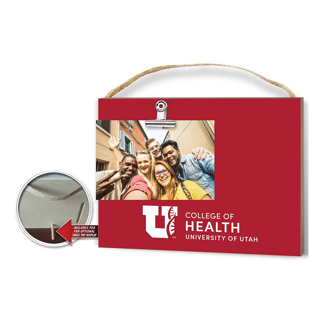 Clip It Weathered Logo Photo Frame University of Utah Health