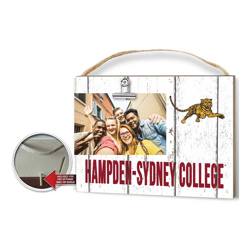 Clip It Weathered Logo Photo Frame Hampden-Sydney College Tigers