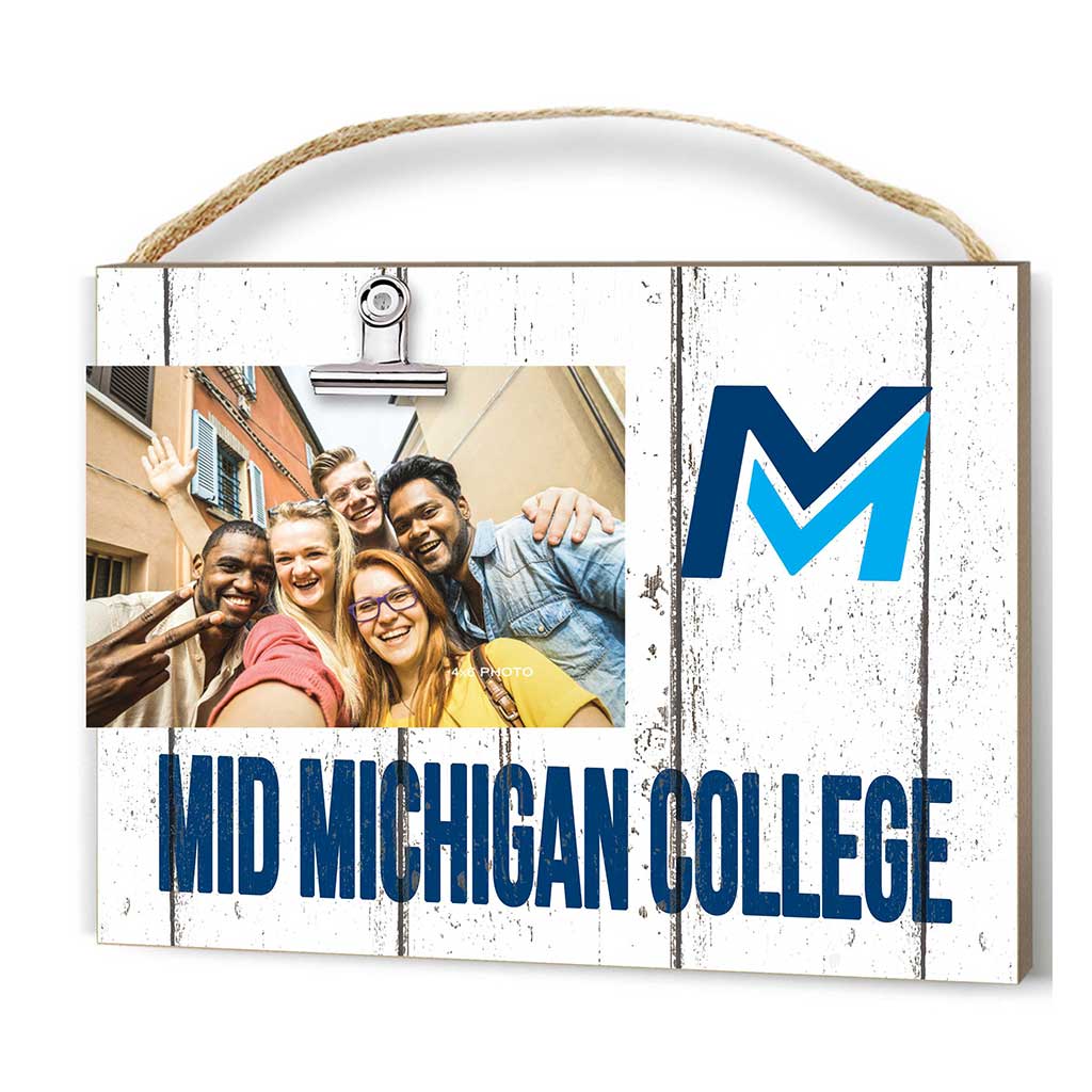 Clip It Weathered Logo Photo Frame Mid Michigan College