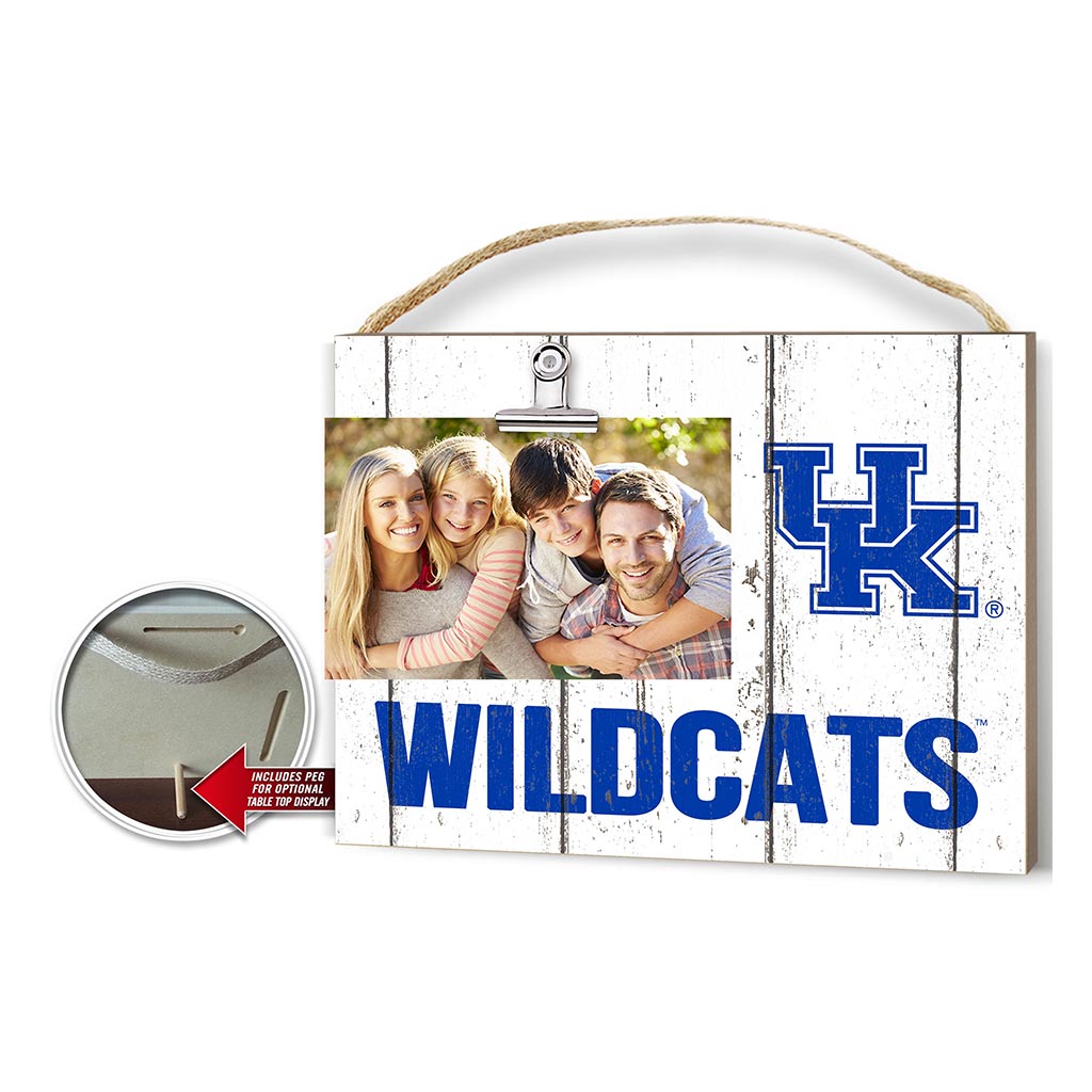 Clip It Weathered Logo Photo Frame Kentucky Wildcats