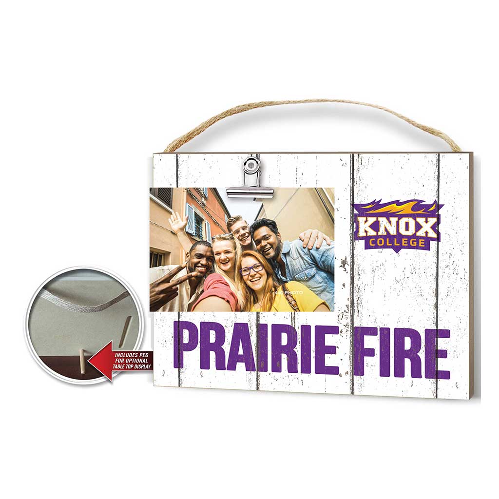 Clip It Weathered Logo Photo Frame Knox College Prairie Fire