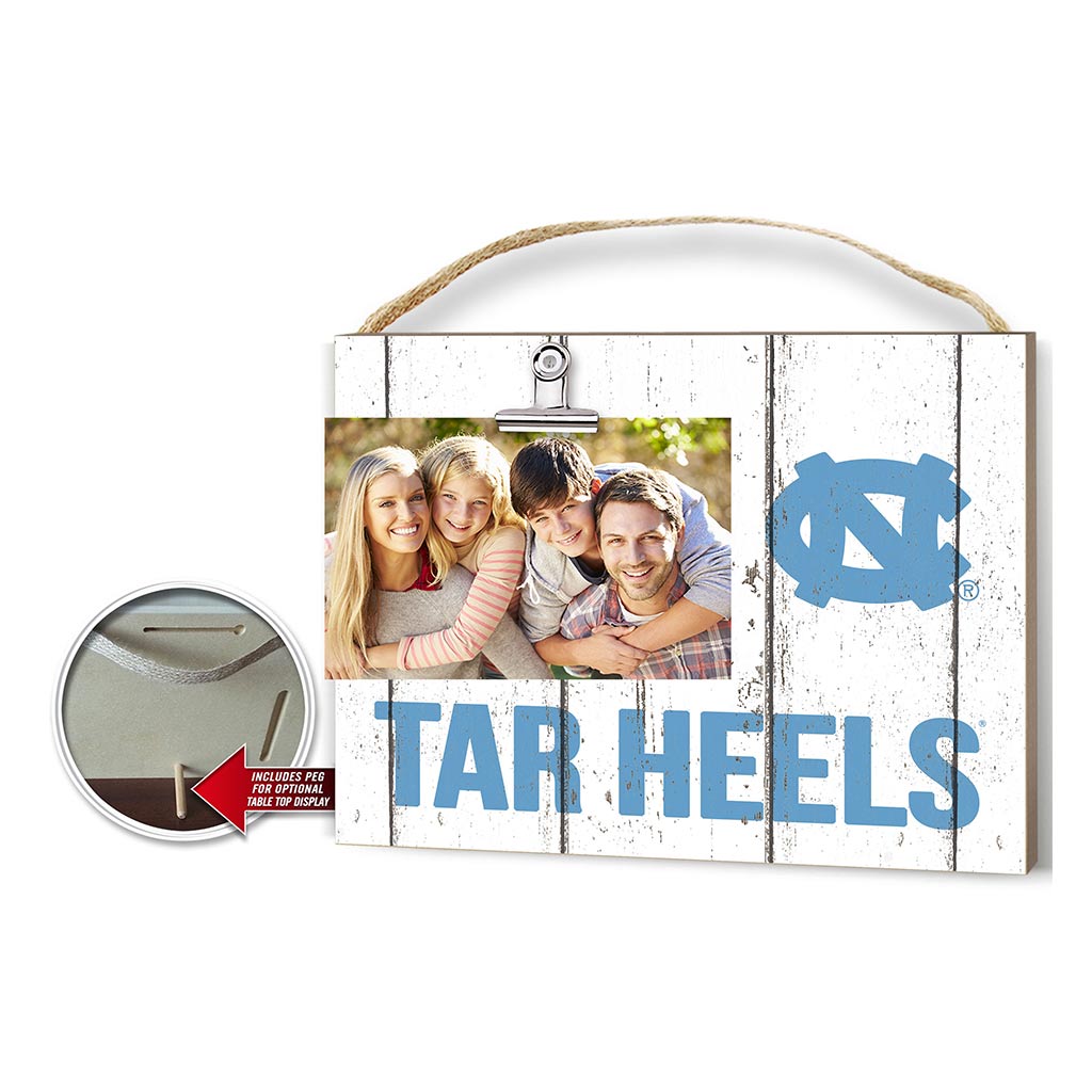 Clip It Weathered Logo Photo Frame North Carolina (Chapel Hill) Tar Heels