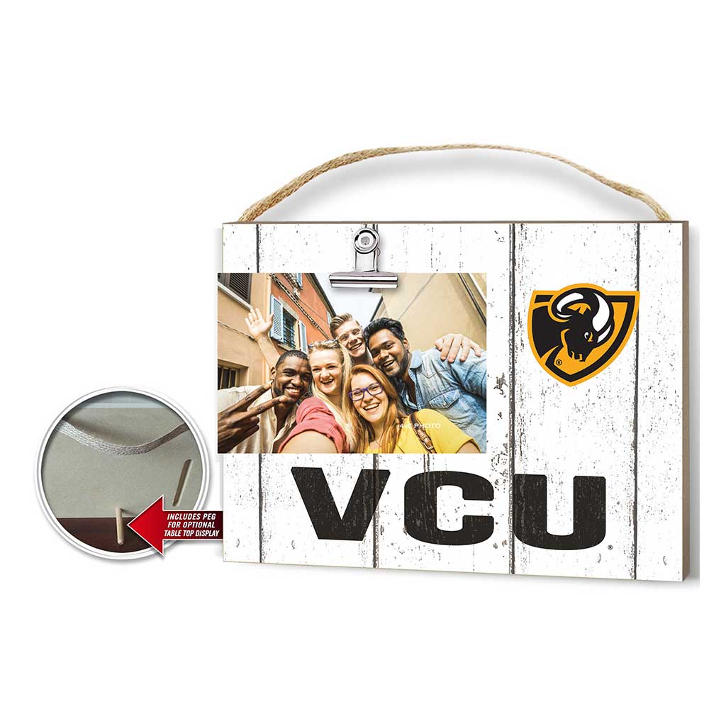 Clip It Weathered Logo Photo Frame Virginia Commonwealth Rams