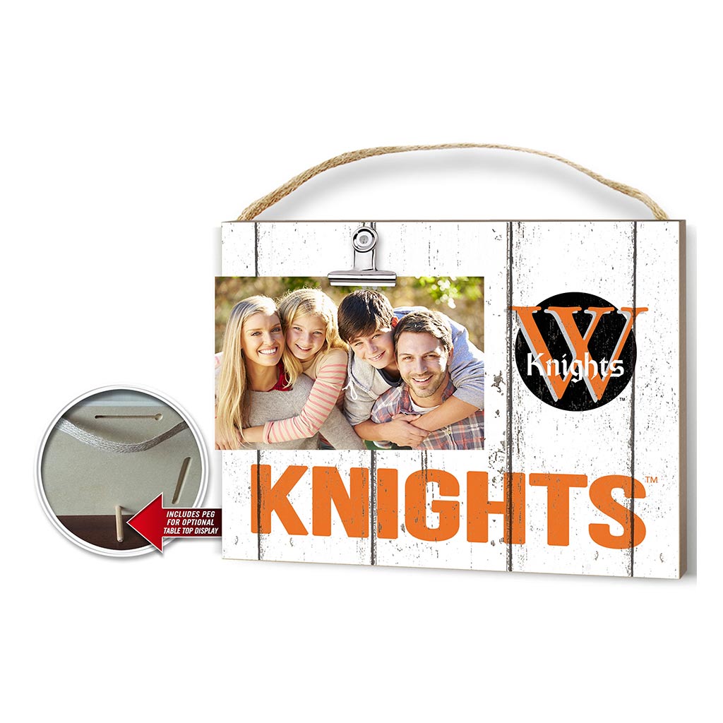 Clip It Weathered Logo Photo Frame Wartburg College Knights