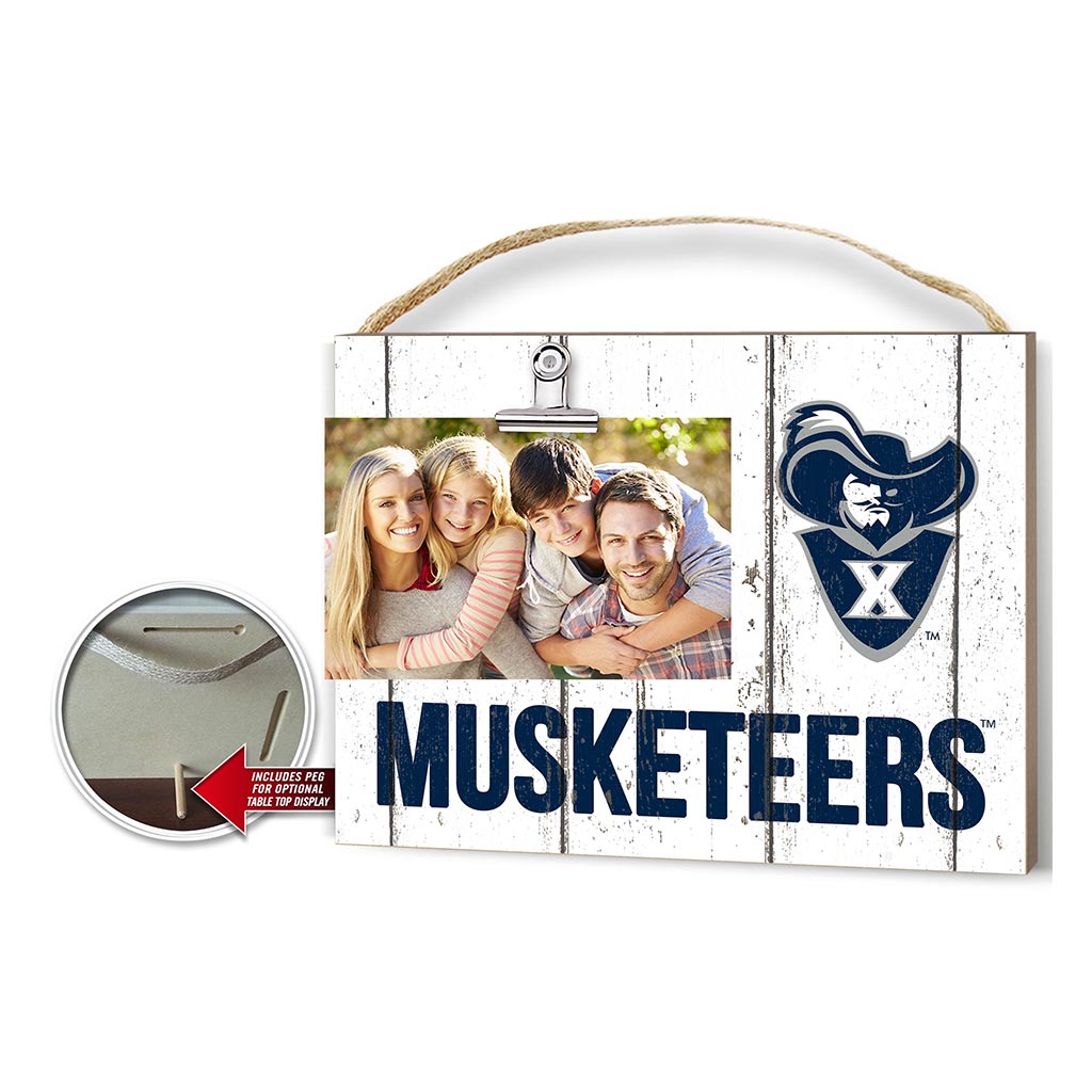Clip It Weathered Logo Photo Frame Xavier Ohio Musketeers