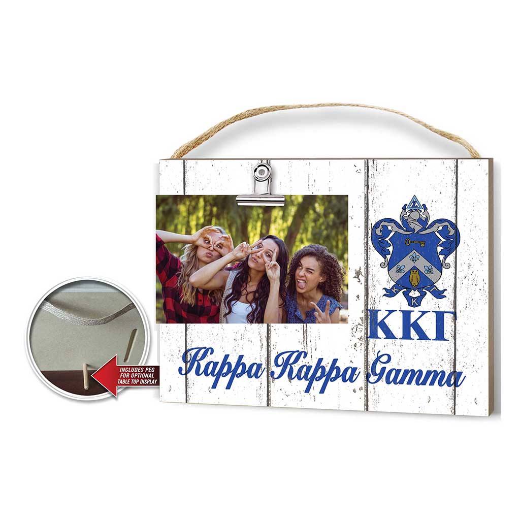 Clip It Weathered Logo Photo Frame Greek-Kappa Kappa Gamma