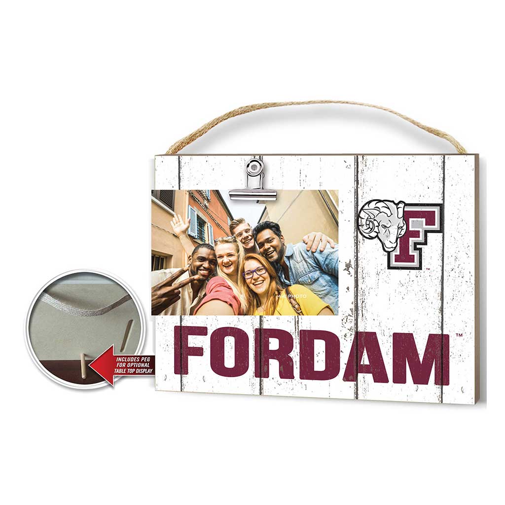 Clip It Weathered Logo Photo Frame Fordham Rams