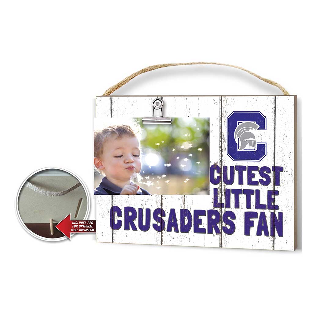 Cutest Little Weathered Logo Clip Photo Frame Capital University Crusaders