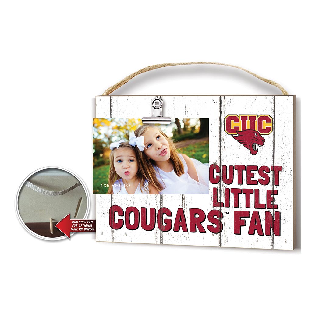 Cutest Little Weathered Logo Clip Photo Frame Concordia University - Chicago Cougars