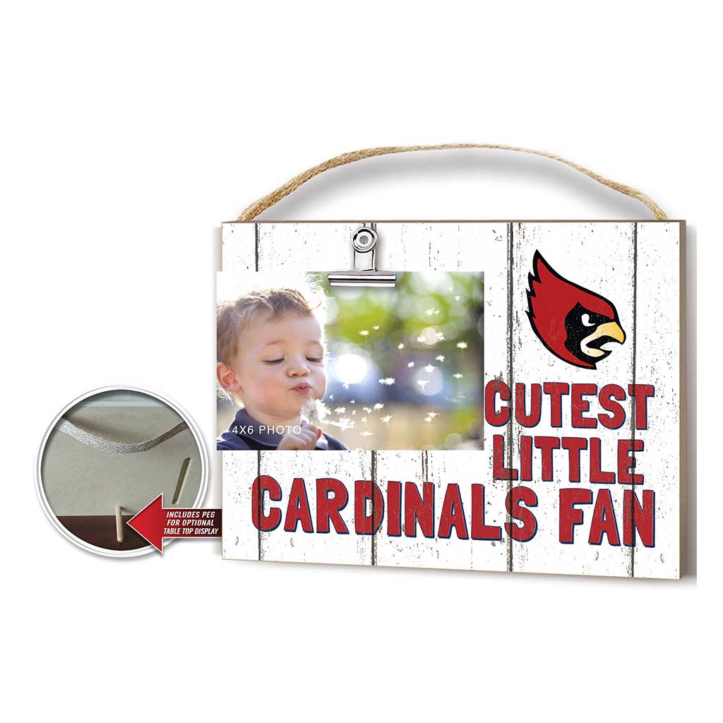 Cutest Little Weathered Logo Clip Photo Frame The Catholic University of America Cardinals