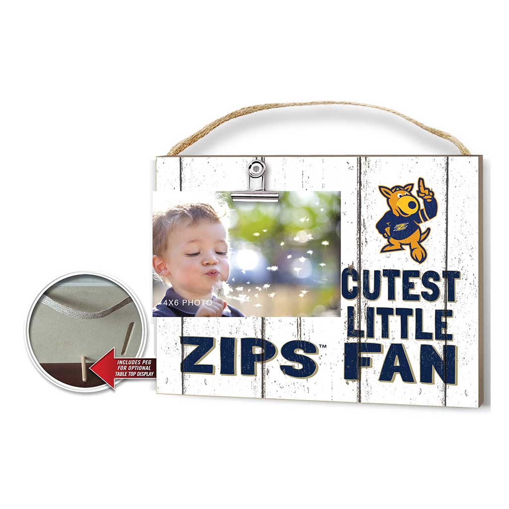 Cutest Little Weathered Logo Clip Photo Frame Akron Zips