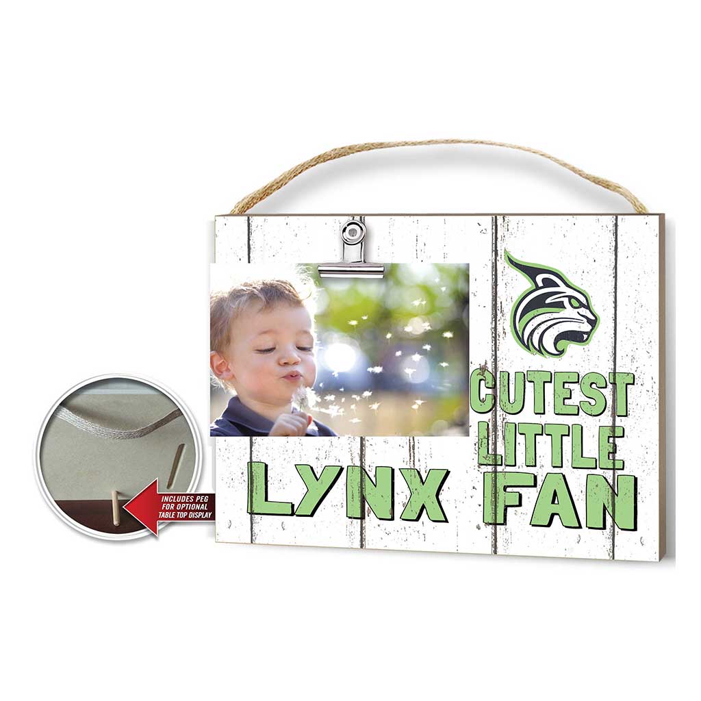 Cutest Little Weathered Logo Clip Photo Frame Lesley University Lynx