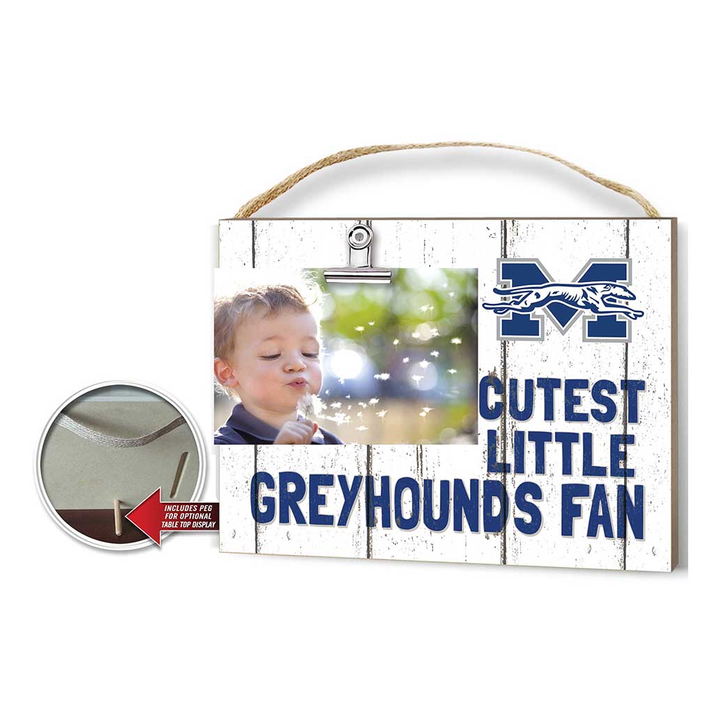 Cutest Little Weathered Logo Clip Photo Frame Moravian College Greyhounds