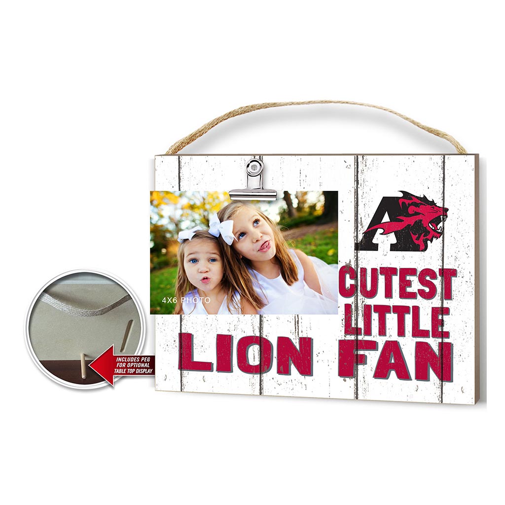 Cutest Little Weathered Logo Clip Photo Frame Albright College Lions