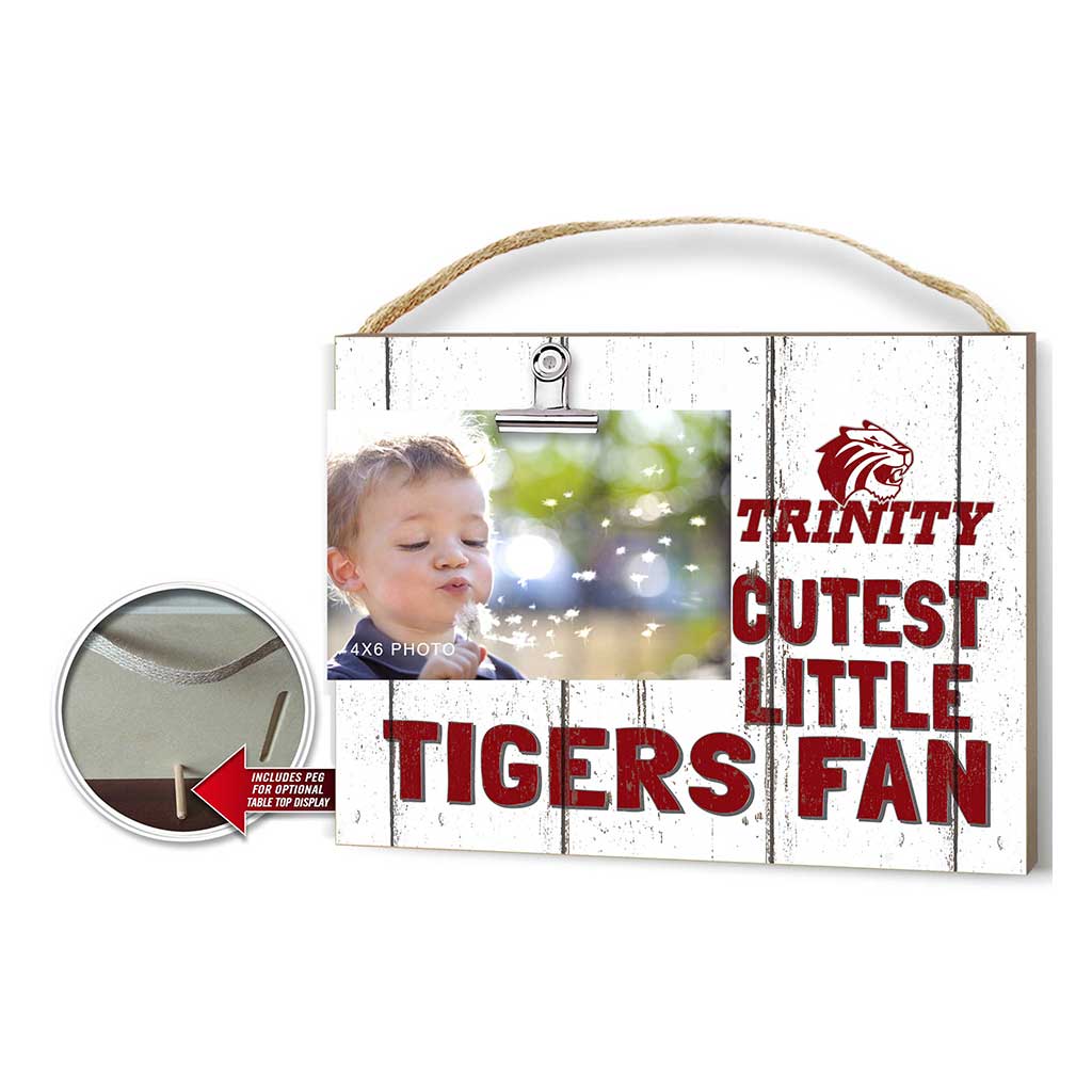 Cutest Little Weathered Logo Clip Photo Frame Trinity University Tigers