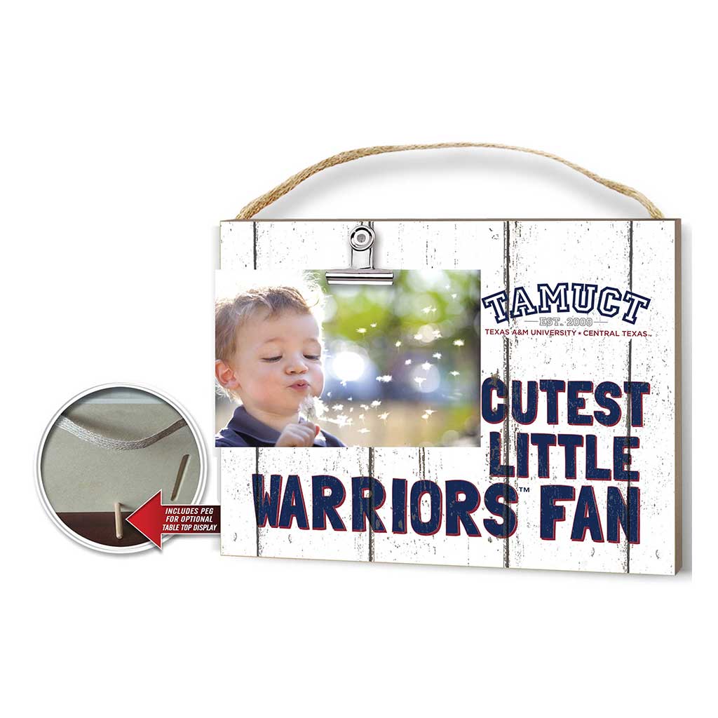 Cutest Little Weathered Logo Clip Photo Frame Texas A&M University-Central Texas Warriors
