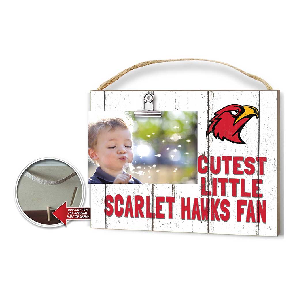 Cutest Little Weathered Logo Clip Photo Frame Illinois Institute of Technology Scarlet Hawks