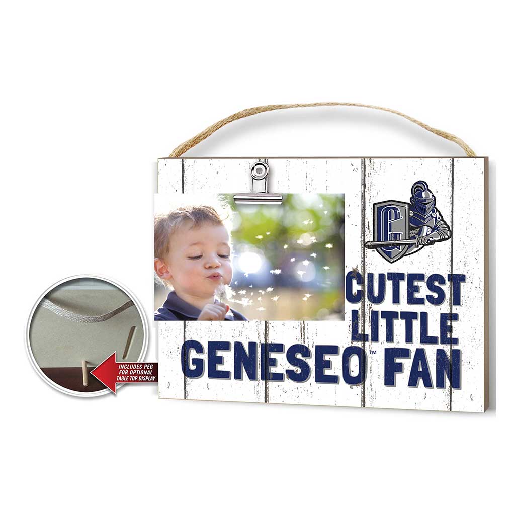 Cutest Little Weathered Logo Clip Photo Frame Geneseo State University Knights
