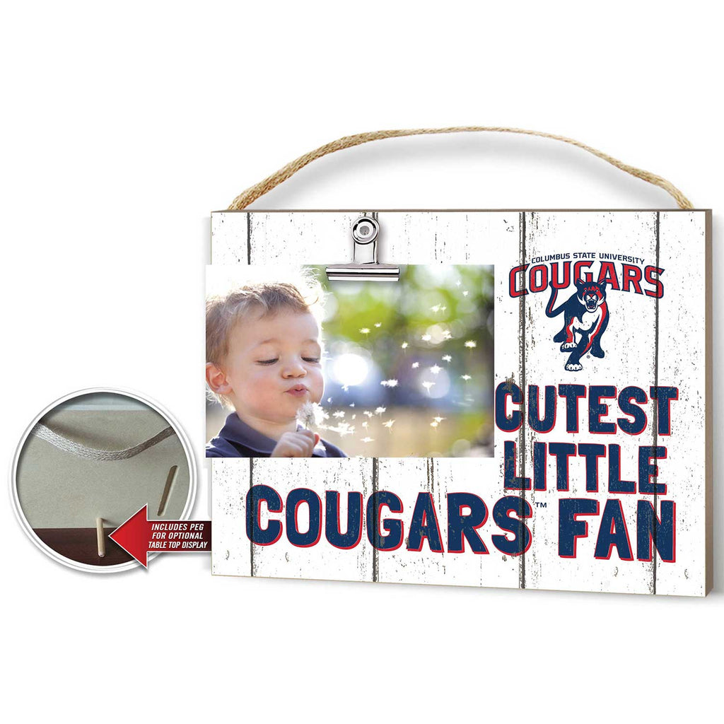 Cutest Little Weathered Logo Clip Photo Frame Columbus State University Cougars