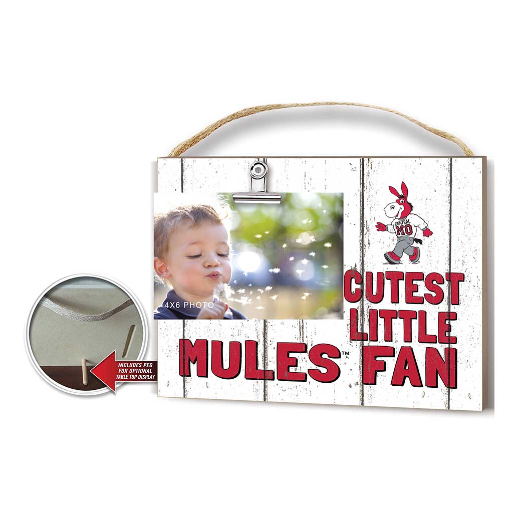 Cutest Little Weathered Logo Clip Photo Frame Central Missouri Mules