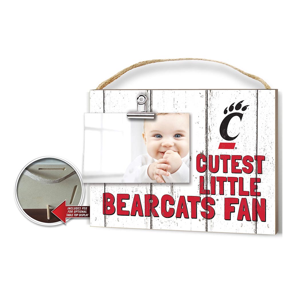 Cutest Little Weathered Logo Clip Photo Frame Cincinnati Bearcats
