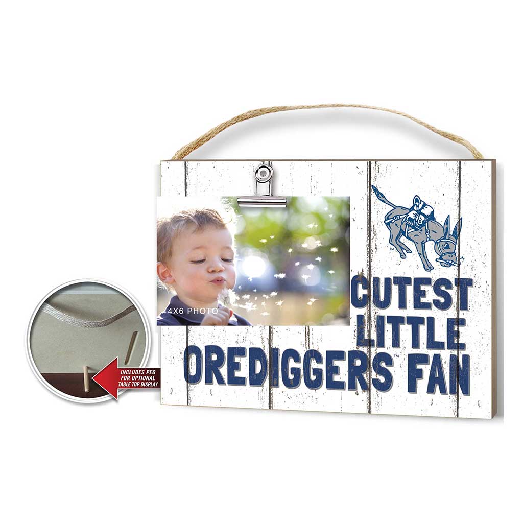 Cutest Little Weathered Logo Clip Photo Frame Colorado School of Mines Orediggers