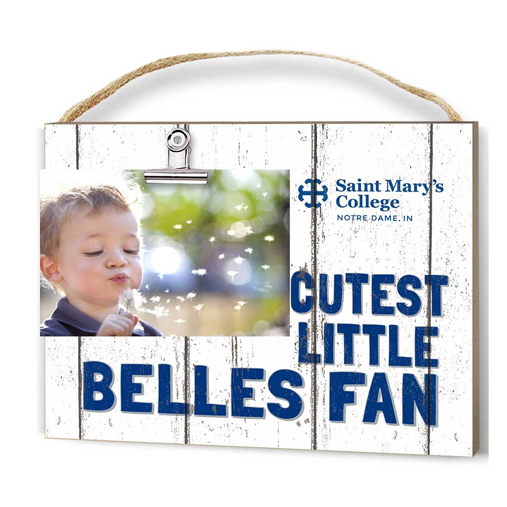 Cutest Little Weathered Logo Clip Photo Frame Saint Mary's College Belles