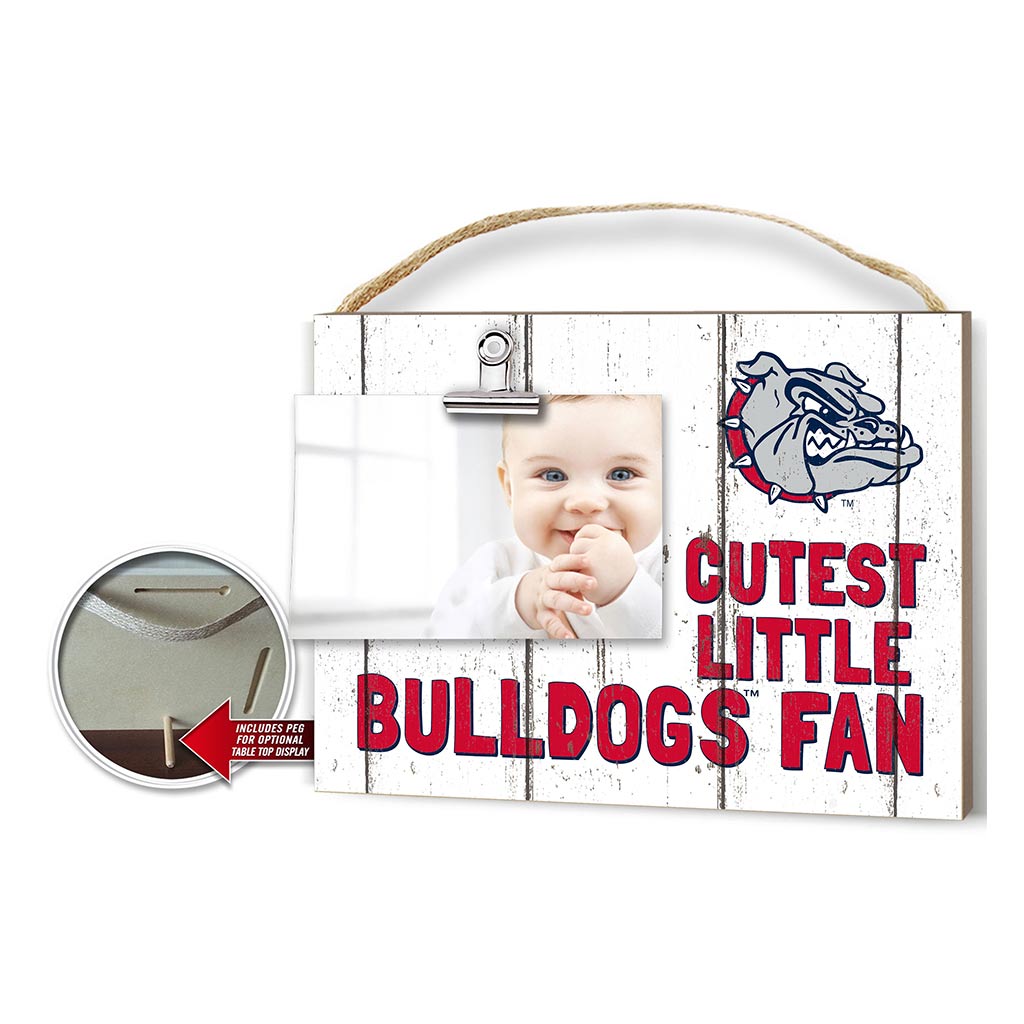 Cutest Little Weathered Logo Clip Photo Frame Gonzaga Bulldogs