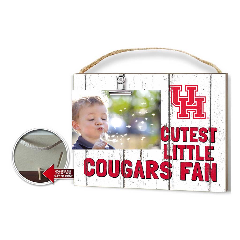 Cutest Little Weathered Logo Clip Photo Frame Houston Cougars
