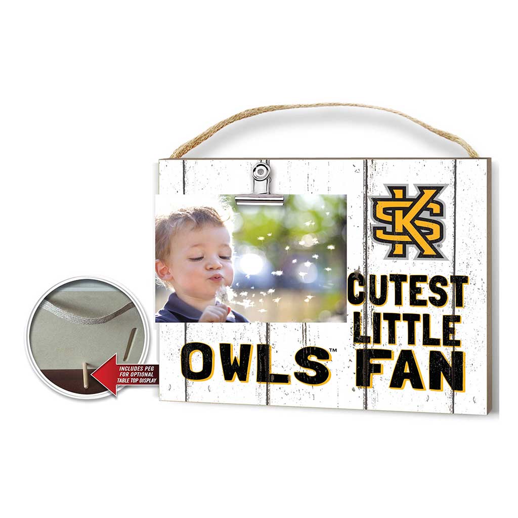 Cutest Little Weathered Logo Clip Photo Frame Kennesaw State Owls