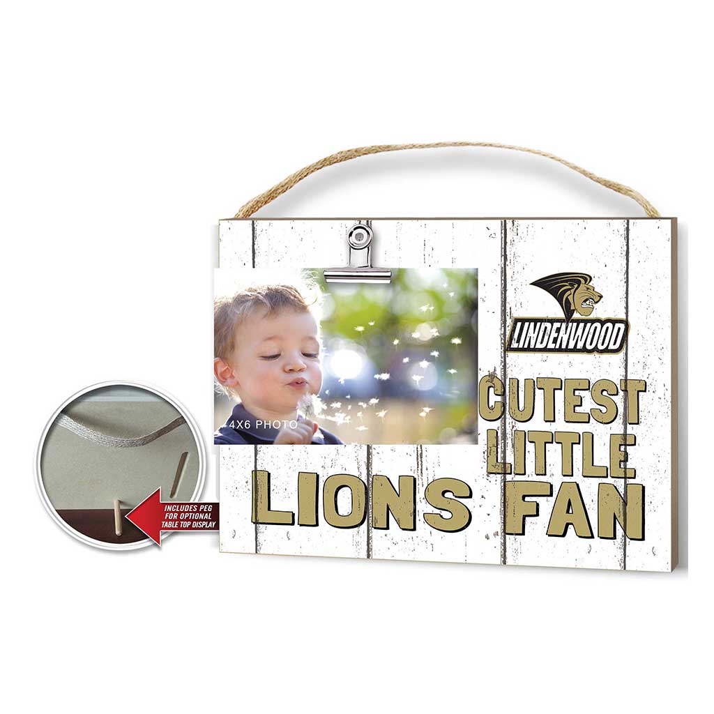 Cutest Little Weathered Logo Clip Photo Frame Lindenwood Lions