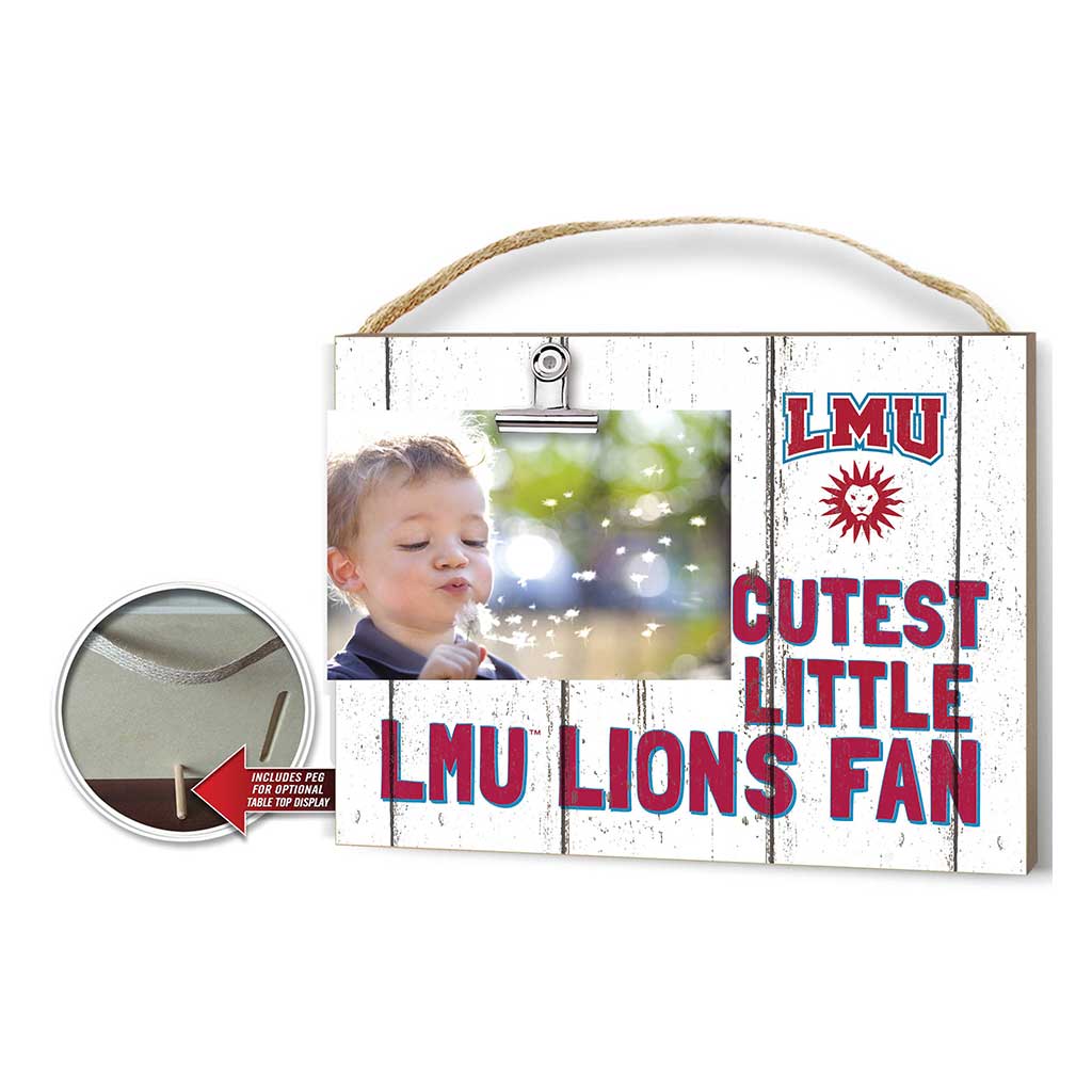 Cutest Little Weathered Logo Clip Photo Frame Loyola Marymount Lions