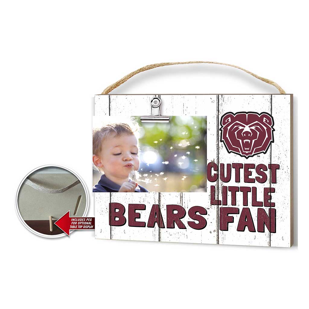 Cutest Little Weathered Logo Clip Photo Frame Missouri State Bears