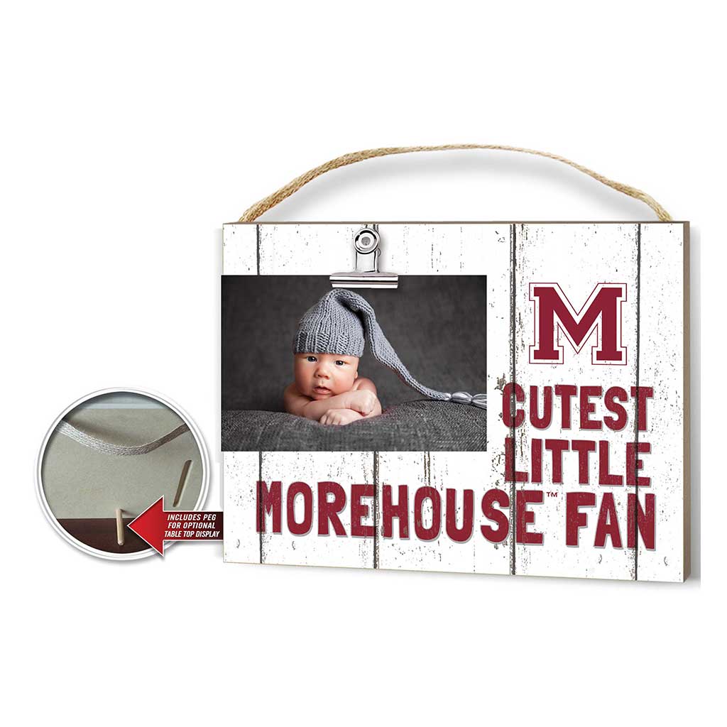 Cutest Little Weathered Logo Clip Photo Frame Morehouse College Maroon Tigers