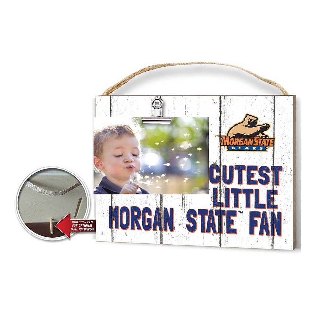 Cutest Little Weathered Logo Clip Photo Frame Morgan State Bears