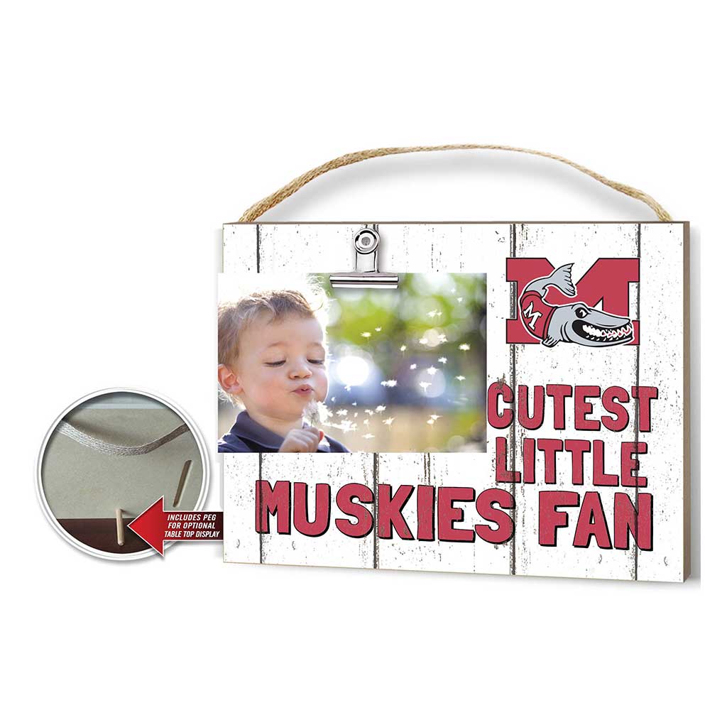 Cutest Little Weathered Logo Clip Photo Frame Muskingum Fighting Muskies