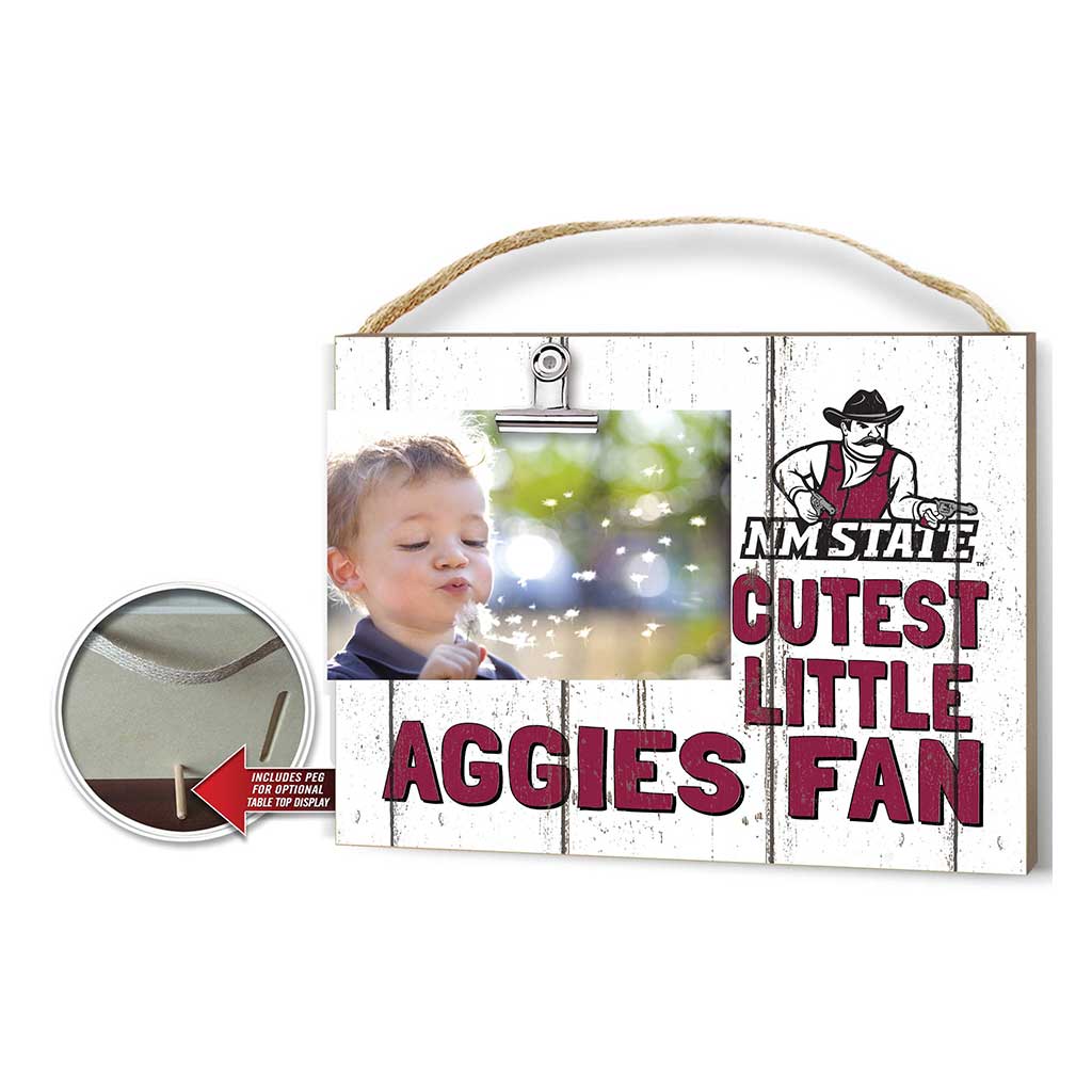 Cutest Little Weathered Logo Clip Photo Frame New Mexico State Aggies