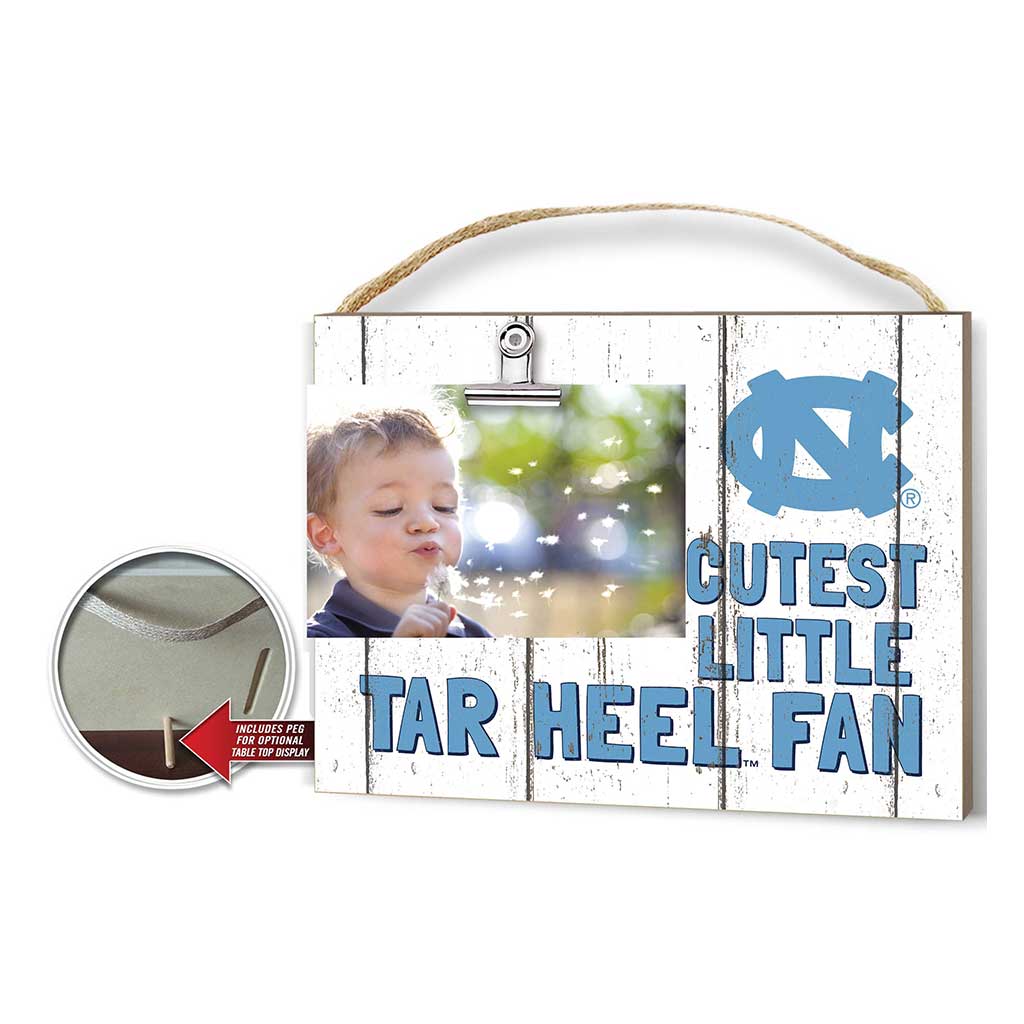 Cutest Little Weathered Logo Clip Photo Frame North Carolina (Chapel Hill) Tar Heels