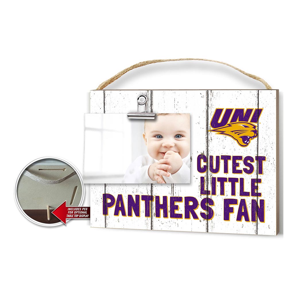 Cutest Little Weathered Logo Clip Photo Frame Northern Iowa Panthers