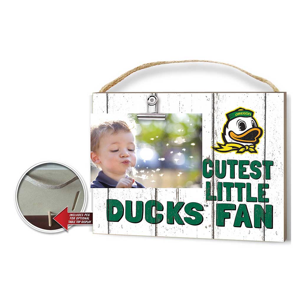 Cutest Little Weathered Logo Clip Photo Frame Oregon Ducks